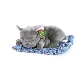 RAPPA Plyšový pes francúzsky buldoček ležiaci 23 cm / ECO-FRIENDLY / od 0 mesiacov