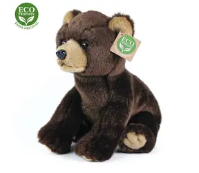 Rappa Plyšový medveď sediaci 25 cm / ECO-FRIENDLY / od 0 mesiacov