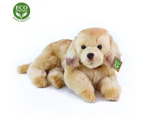 RAPPA Plyšový pes zlatý retriever ležiaci 32 cm / ECO-FRIENDLY / od 0 mesiacov