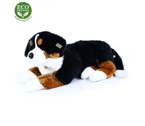 RAPPA Veľký plyšový bernský salašnícky pes ležiaci 89 cm / ECO-FRIENDLY / od 0 mesiacov
