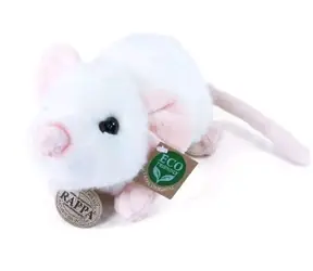 Rappa Plyšová myš 21 cm / ECO-FRIENDLY / od 0 mesiacov