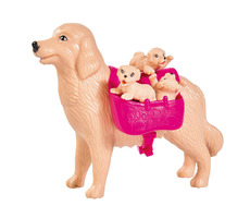 Simba Evička so psíkom a šteniatkami Bábika 12 cm / od 3 rokov