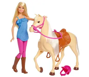 Mattel FXH13 Barbie Bábika s koníkom / od 3 rokov