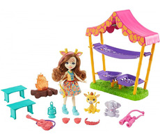 Mattel Enchatimals TM33 Ideme táboriť herný set / od 4 rokov