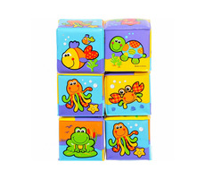 Playgro - Mäkké penové kocky / od 6 mesiacov