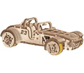 Wooden City 3D Puzzle Roadster / 111 dielov / od 14 rokov