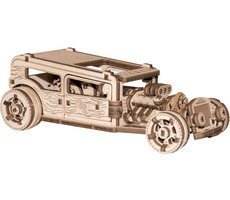 Wooden City 3D Puzzle Hot Road / 141 dielov / od 14 rokov
