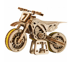 Wooden City 3D Puzzle Motorka MotoCross / 88 dielov / od 14 rokov