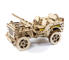 Wooden City 3D Puzzle Jeep 4x4 / 571 dielov / od 14 rokov