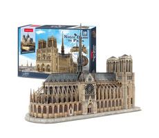 CubicFun 3D Puzzle Katedrála Notre-Dame / 293 dielov / 58.6 x 22 x 44 cm