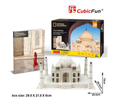 CubicFun 3D Puzzle National Geographic - Taj Mahal / 87 dielov / 28.4 x 28.4 x 18 cm
