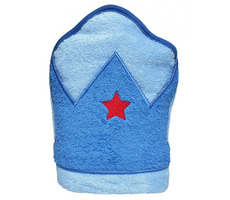 Playgro - Detská osuška s kapucňou modrá / od 0 mesiacov