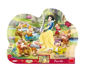 Dino SNEHÚRKA - kontúra Puzzle / 25 dielikov / od 3 rokov