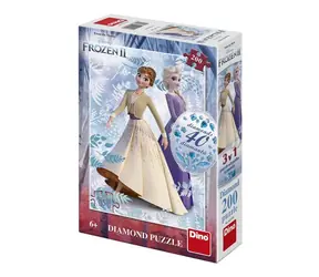 DINO Frozen II - Diamond / 200 dielikov / od 6 rokov