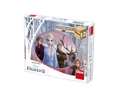 DINO Frozen II / Kubus drevené kocky / 12 dielikov / od 3 rokov