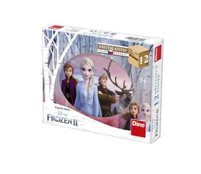 DINO Frozen II / Kubus drevené kocky / 12 dielikov / od 3 rokov