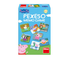 Dino Pexeso - Peppa Pig / Dĺžka hry: 20 min. / Počet hráčov: 2-4 / od 4 rokov