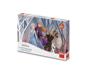 DINO Frozen: Človeče nehnevaj sa a magický les - Detská hra / Dĺžka hry: 30 min. / Počet hráčov: 2-4 / od 5 rokov