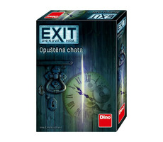 Dino Exit úniková hra: Opustená chata - Párty hra / Dĺžka hry: 90 minút / Počet hráčov: 1-6 / od 12 rokov