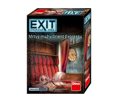 Dino Exit úniková hra: Mŕtvy muž v Orient Exprese - Párty hra / Dĺžka hry: 90 minút / Počet hráčov: 1-4 / od 12 rokov