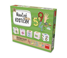 Dino Kocky Čísla / Kubus drevené kocky / 20 dielikov / od 3 rokov