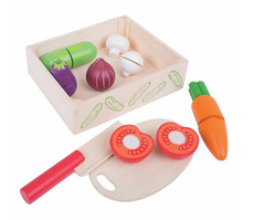 Bigjigs Toys Krájacie zeleniny v krabičke / od 18 mesiacov