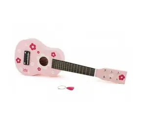 Vilac Gitara ružová s kvetmi / od 3 rokov