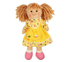 Bigjigs Toys Látková bábika Daisy 28 cm / od 0 mesiacov