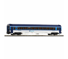 Piko 57649 Osobný vagón Bmpz 2. tr. Railjet ČD VI / Mierka: H0 (1:87) / Dĺžka: 264 mm / Rádius: 358 mm / od 14 rokov