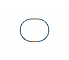 Piko 55300 Sada koľají A (základný ovál) / Mierka: H0 (1:87) / od 14 rokov