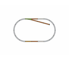 Piko 55310 Sada koľají B (kusá koľaj) / Mierka: H0 (1:87) / od 14 rokov