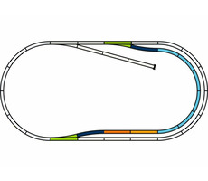 Piko 55321 Sada koľají C (paralelná trať) s podložím / Mierka: H0 (1:87) / od 14 rokov