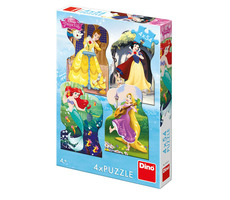 Dino Princezné a kamaráti / 4x54 dielikov / od 4 rokov