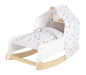 Small Foot Kolíska pre bábiky Little Button / od 3 rokov