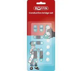 Boffin Magnetic - Prepojky / sada rozšírení / 30 ks vodivých mostíkov / 4 druhy