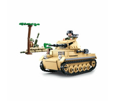 Sluban WWII M38-B0691 Nemecký tank Panzer II / Lego - kompatibilný / Počet figúrok|dielikov: 2|356 / od 8 rokov