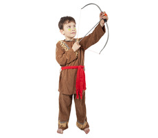 Rappa Detský kostým Indián so šatkou (M) / 6-8 rokov (116-128 cm)