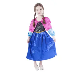 Rappa Detský kostým Princezná zimné kráľovstvo (M) / 6-8 rokov (116-128 cm)