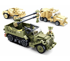 Sluban Army M38-B0812 Vojenské vozidlá / LEGO - kompatibilný / Počet figúrok|dielikov: 5|551 / od 6 rokov