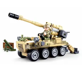 Sluban Model Bricks M38-B0751 Mobilný kanón / Lego - kompatibilný / Počet figúrok|dielikov: 1|161 / od 8 rokov