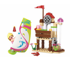 Sluban Girls Dream Holidays M38-B0601 Surferka / LEGO - kompatibilný / Počet figúrok|dielikov: 1|79 / od 6 rokov