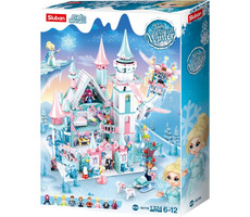 Sluban Girls Dream M38-B0789 Ľadový hrad pre zimné víly / LEGO - kompatibilný / Počet figúrok|dielikov: 9|1324 / od 6 rokov