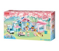 Sluban Girls Dream M38-B0822 Náš nový dom / LEGO - kompatibilný / Počet figúrok|dielikov: 4|410 / od 6 rokov