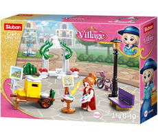 Sluban Girls Dream Village M38-B0869 Maliarka v parku / LEGO - kompatibilný / Počet figúrok|dielikov: 1|114 / od 6 rokov