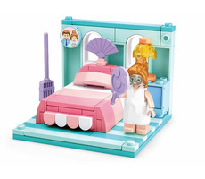 Sluban Handcraft M38-B0757F Spálňa / LEGO - kompatibilný / Počet figúrok|dielikov: 1|109 / od 6 rokov