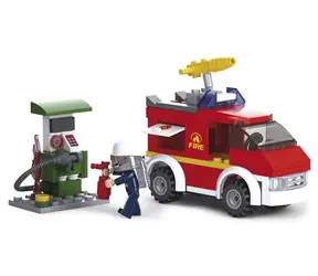 Sluban Hasiči M38-B0623 Rýchle zásahové vozidlo / LEGO - kompatibilné / Počet figúrok|dielikov: 1|133 / od 6 rokov