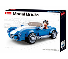 Sluban Modely M38-B0706A Športový kabriolet / LEGO - kompatibilný / Počet figúrok|dielikov: 1|169 / od 6 rokov