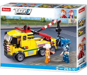 Sluban Town M38-B0877 Odťahovka s motorkou / LEGO - kompatibilná / Počet figúrok|dielikov: 2|205 / od 6 rokov