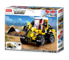 Sluban Town Stavitelia M38-B0803 Bager s lopatou / Lego - kompatibilný / Počet figúrok|dielikov: 1|200 / od 8 rokov