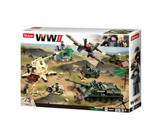 Sluban WWII M38-B0697 Bitka pri Kursku / LEGO - kompatibilná / Počet figúrok|dielikov: 9|1001 / od 8 rokov